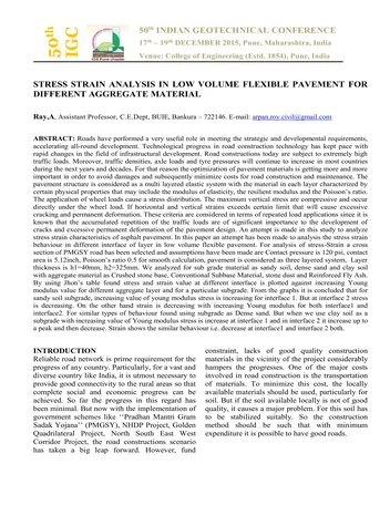 Más sobre 50ª Conferencia India de Geotecnia