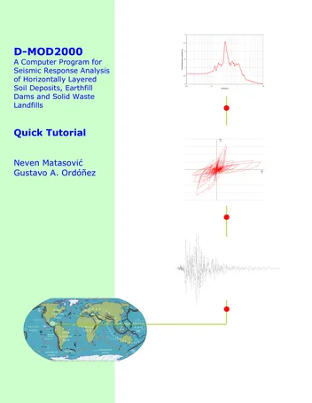 Más sobre D-mod2000: Un Programa de Computadora para el Análisis de Respuesta Sísmica de Depósitos de Suelo en Capas Horizontales