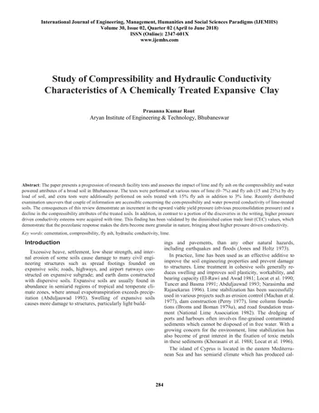 Más sobre Estudio de las Características de Compresibilidad y Conductividad Hidráulica.