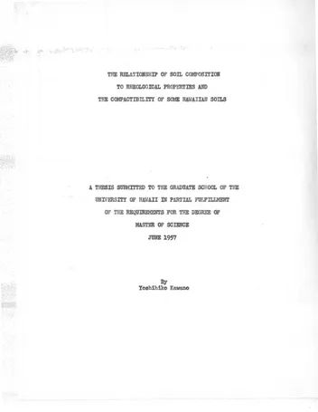 Más sobre La Relación de la Composición del Suelo con las Propiedades Biológicas y la Compacidad de Algunos Suelos Hawaianos